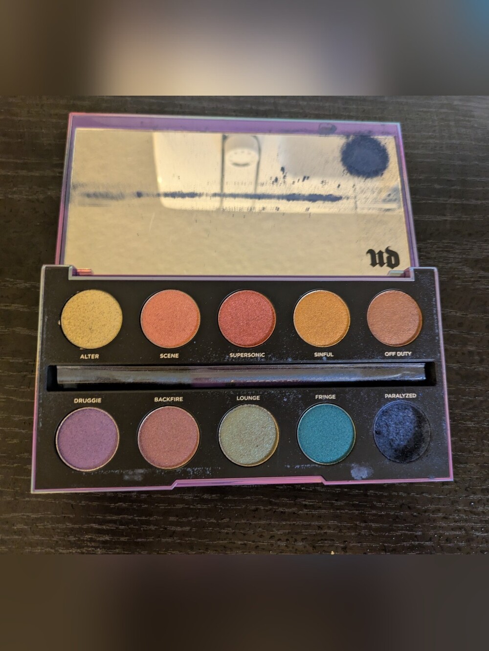 Urban Decay After Dark Discontinued Eye Shadow Palette No Box Slight Damage